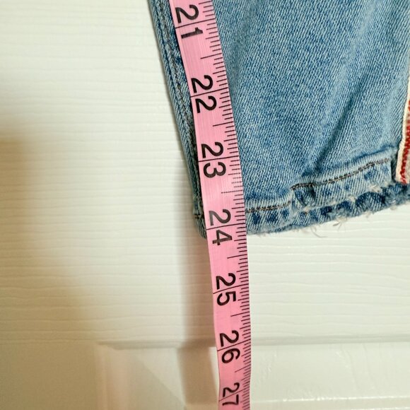 Citizens Of Humanity Rocket Crop High Rise Skinny with Embroidery Stripe Size 24 - Picture 9 of 14